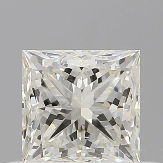 0.50ct Princess Natural Diamond (Colour K, Clarity SI1, GIA Certified)