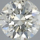 0.50ct Round Natural Diamond (Colour L, Clarity I1, Cut EX, IGI Certified)