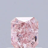 0.51ct Cushion brilliant Natural Diamond (Colour Fancy Orangey Pink, Clarity VS2, GIA Certified)