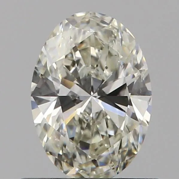 0.51ct Oval Natural Diamond (Colour J, Clarity SI1, GIA Certified)