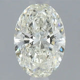 0.51ct Oval Natural Diamond (Colour L, Clarity I1, GIA Certified)