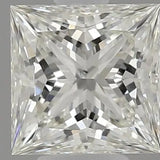 0.51ct Princess Natural Diamond (Colour K, Clarity SI1, Cut EX, Uncertified)