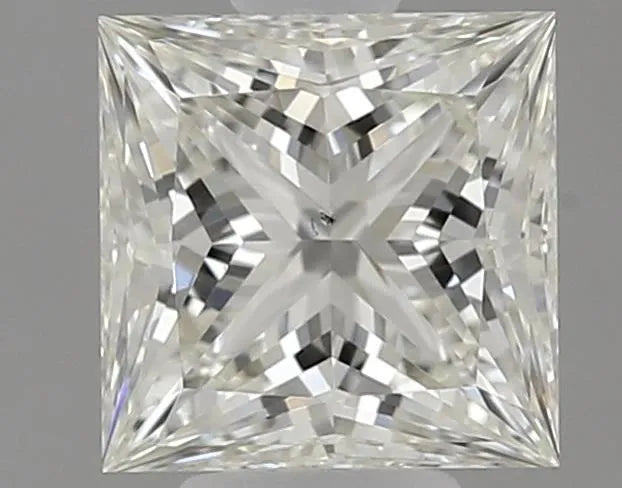 0.51ct Princess Natural Diamond (Colour K, Clarity SI1, Cut EX, Uncertified)