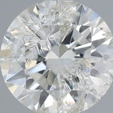 0.51ct Round Natural Diamond (Colour I, Clarity I2, Cut EX, IGI Certified)