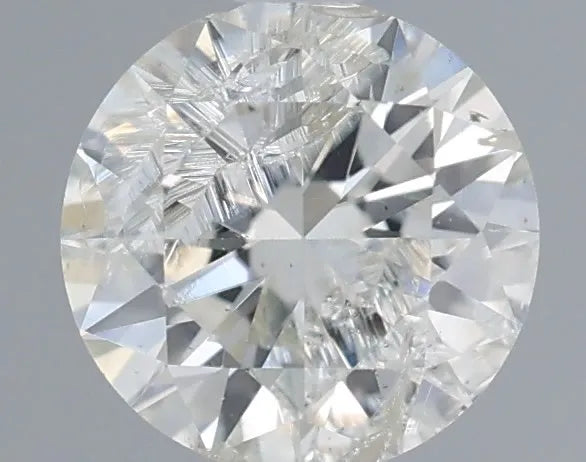 0.51ct Round Natural Diamond (Colour I, Clarity I2, Cut EX, IGI Certified)