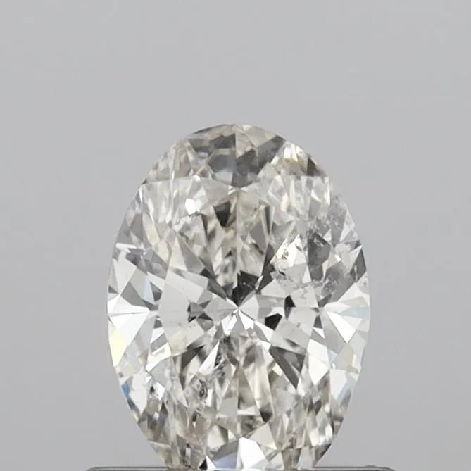 0.52ct Oval Natural Diamond (Colour H, Clarity SI2, Cut VG, IGI Certified)