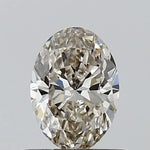 0.52ct Oval Natural Diamond (Colour L, Clarity SI1, GIA Certified)