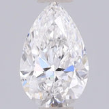 0.52ct Pear Lab Grown Diamond (Colour D, Clarity VS2, IGI Certified)