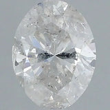 0.53ct Oval Natural Diamond (Colour H, Clarity I3, Cut VG, IGI Certified)