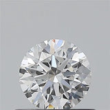 0.53ct Round Natural Diamond (Colour E, Clarity FL, Cut EX, GIA Certified)