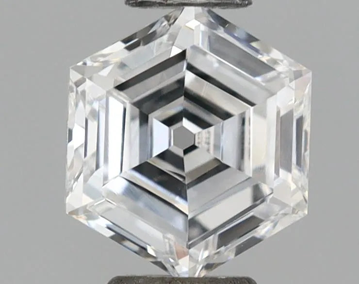 0.57ct Hexagonal Lab Grown Diamond (Colour D, Clarity VVS1, IGI Certified)