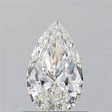0.57ct Pear Natural Diamond (Colour H, Clarity SI1, GIA Certified)