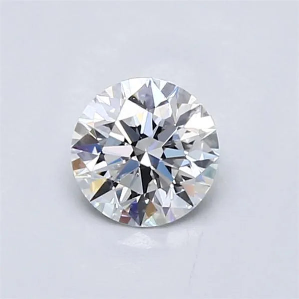 0.60ct Round Natural Diamond (Colour D, Clarity I1, Cut EX, GIA Certified)