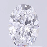 0.61ct Oval Lab Grown Diamond (Colour D, Clarity VVS2, IGI Certified)