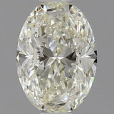0.61ct Oval Natural Diamond (Colour K, Clarity SI1, GIA Certified)