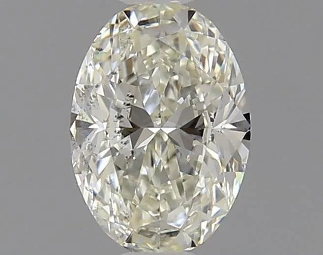 0.61ct Oval Natural Diamond (Colour K, Clarity SI1, GIA Certified)