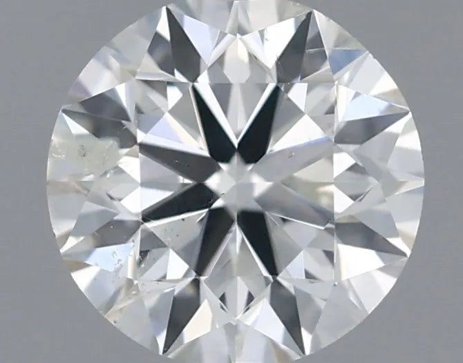 0.61ct Round Natural Diamond (Colour F, Clarity I1, Cut EX, IGI Certified)