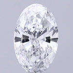 0.68ct Oval Lab Grown Diamond (Colour D, Clarity VS2, IGI Certified)