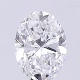 0.69ct Oval Lab Grown Diamond (Colour E, Clarity VS2, IGI Certified)