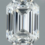 0.70ct Emerald Natural Diamond (Colour D, Clarity VVS2, GIA Certified)