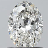 0.70ct Oval Natural Diamond (Colour H, Clarity SI1, Cut VG, IGI Certified)
