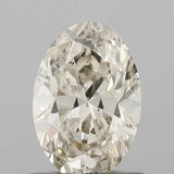 0.70ct Oval Natural Diamond (Colour K, Clarity SI1, Cut VG, IGI Certified)