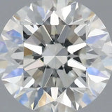 0.70ct Round Natural Diamond (Colour F, Clarity VVS2, Cut EX, IGI Certified)