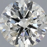 0.70ct Round Natural Diamond (Colour J, Clarity I1, Cut EX, IGI Certified)