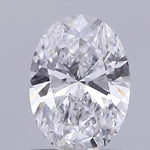 0.71ct Oval Lab Grown Diamond (Colour D, Clarity VVS2, IGI Certified)