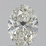 0.71ct Oval Natural Diamond (Colour G, Clarity IF, Cut EX, IGI Certified)