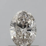 0.71ct Oval Natural Diamond (Colour J, Clarity I1, Cut VG, IGI Certified)