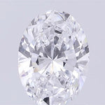 0.72ct Oval Lab Grown Diamond (Colour D, Clarity VVS1, IGI Certified)