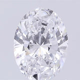 0.72ct Oval Lab Grown Diamond (Colour D, Clarity VVS1, IGI Certified)