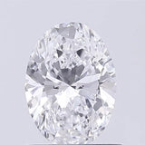 0.72ct Oval Lab Grown Diamond (Colour D, Clarity VVS1, IGI Certified)