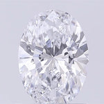 0.72ct Oval Lab Grown Diamond (Colour D, Clarity VVS2, IGI Certified)