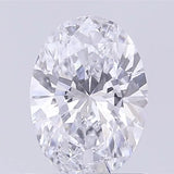 0.72ct Oval Lab Grown Diamond (Colour D, Clarity VVS2, IGI Certified)