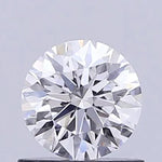 0.72ct Round Lab Grown Diamond (Colour D, Clarity VVS2, Cut EX, IGI Certified)