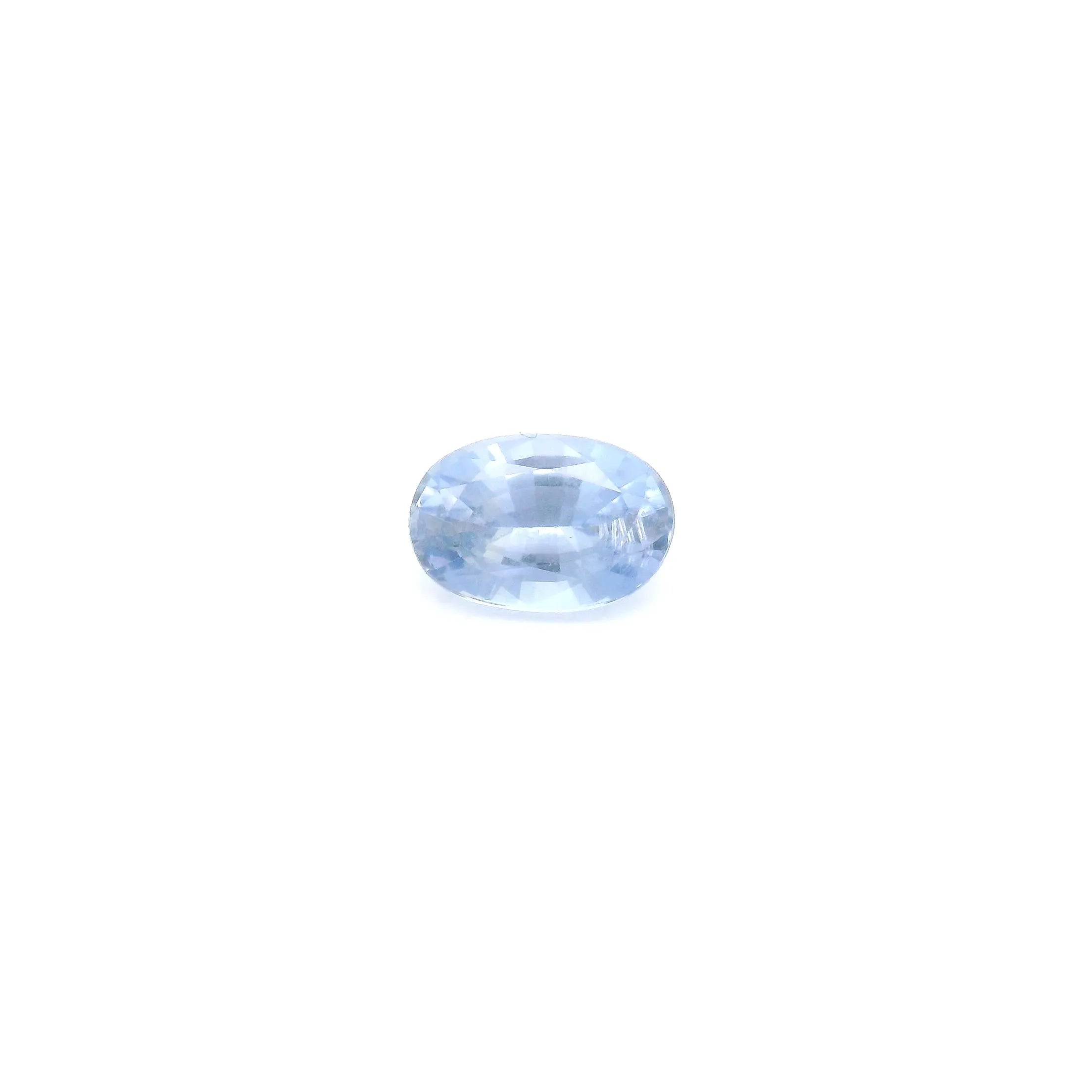0.73ct Oval Natural Sapphire (Colour Blue, Clarity Slightly Included, Cut Faceted)