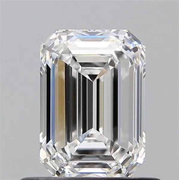 0.76ct Emerald Natural Diamond (Colour D, Clarity VVS2, GIA Certified)