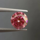 0.76ct Round Natural Diamond (Colour Fancy Intense Pink, Clarity VVS2, Cut VG, IGI Certified)