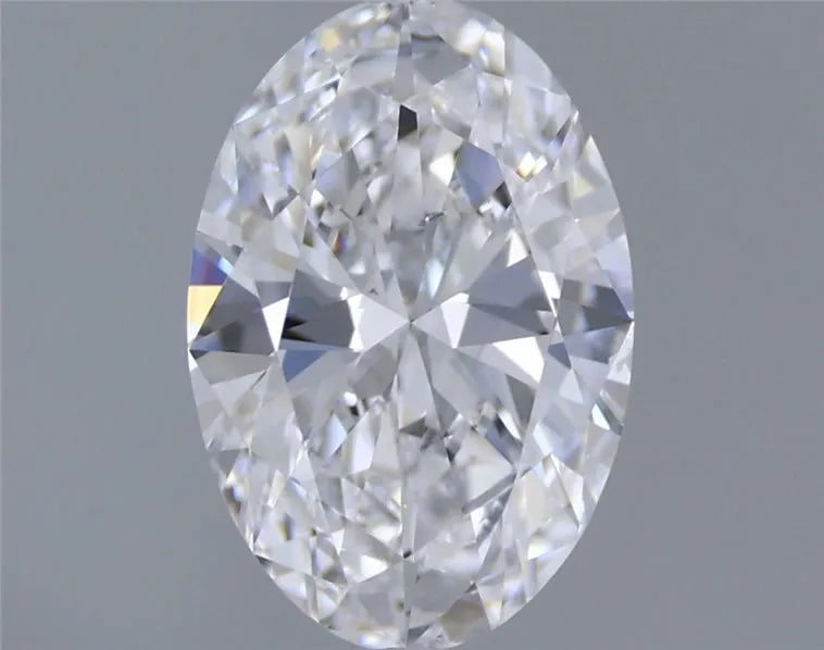 0.80ct Oval Natural Diamond (Colour D, Clarity SI1, GIA Certified)