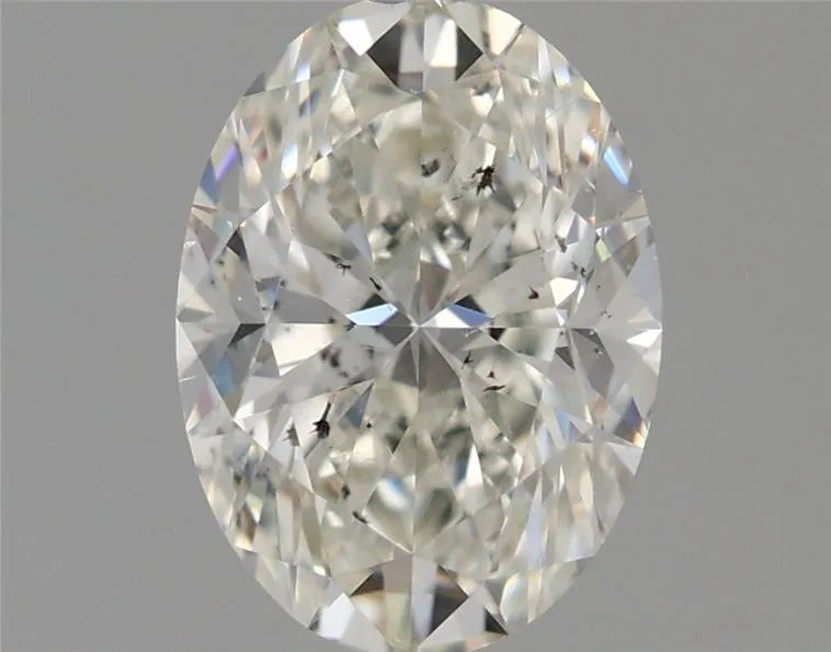 0.80ct Oval Natural Diamond (Colour I, Clarity SI1, GIA Certified)