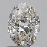 0.80ct Oval Natural Diamond (Colour J, Clarity SI1, Cut EX, GIA Certified)