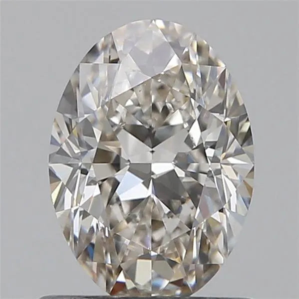 0.80ct Oval Natural Diamond (Colour J, Clarity SI1, Cut EX, GIA Certified)