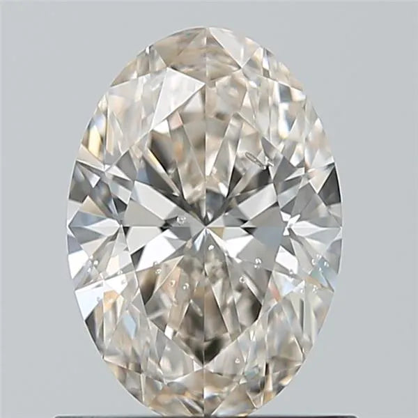0.80ct Oval Natural Diamond (Colour J, Clarity SI1, Cut EX, IGI Certified)