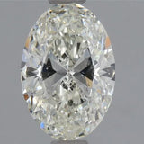 0.80ct Oval Natural Diamond (Colour J, Clarity SI1, GIA Certified)