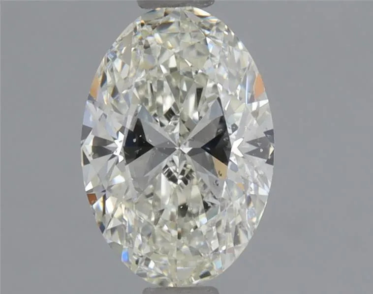 0.80ct Oval Natural Diamond (Colour J, Clarity SI1, GIA Certified)