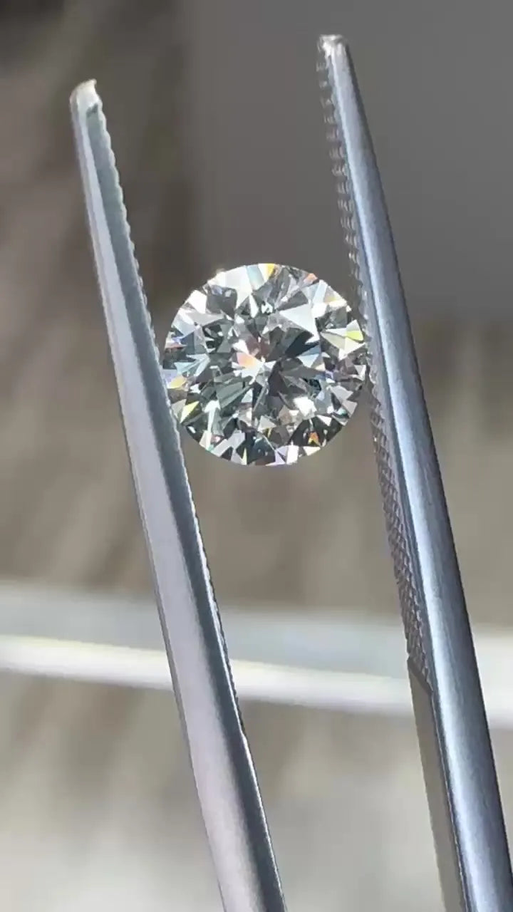 0.80ct Round Natural Diamond (Colour I, Clarity VS1, Cut ID, EGL Certified)