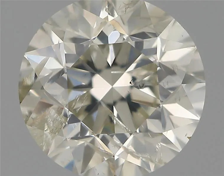 0.81ct Round Natural Diamond (Colour J, Clarity I2, Cut EX, IGI Certified)