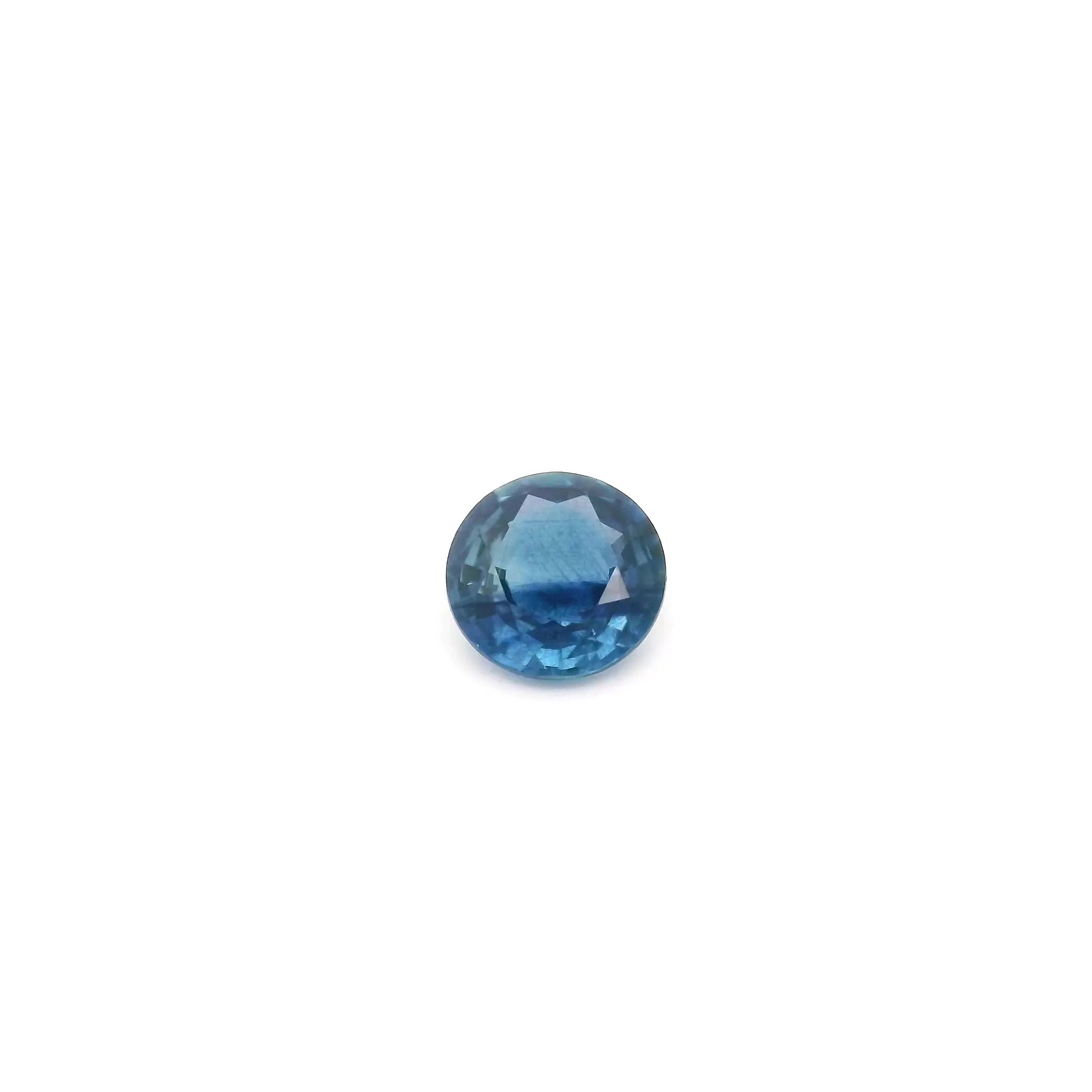 0.86ct Round Natural Sapphire (Colour Blue, Clarity Eye Clean, Cut Faceted)